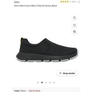 Gerry Weber Black Slip-On Casual Sneakers with Gray Outsole